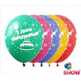 Перейти на страницу товара Воздушные шары ТМ SHOW (5 сторон) 12
