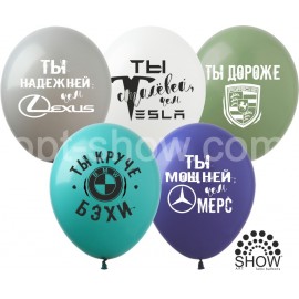 Воздушные шары ТМ SHOW (1 сторона) 12