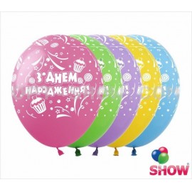 Воздушные шары ТМ SHOW (5 сторон) 12
