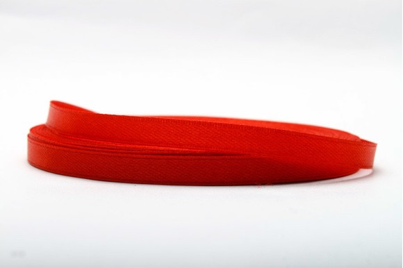 Атласная лента 0,6 см (Красная)
