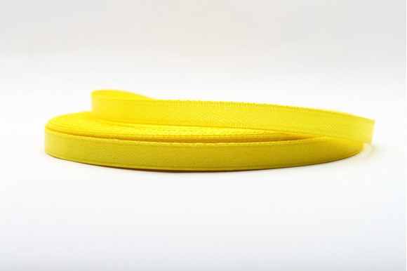 Атласная лента 0,6 см (Желтая)