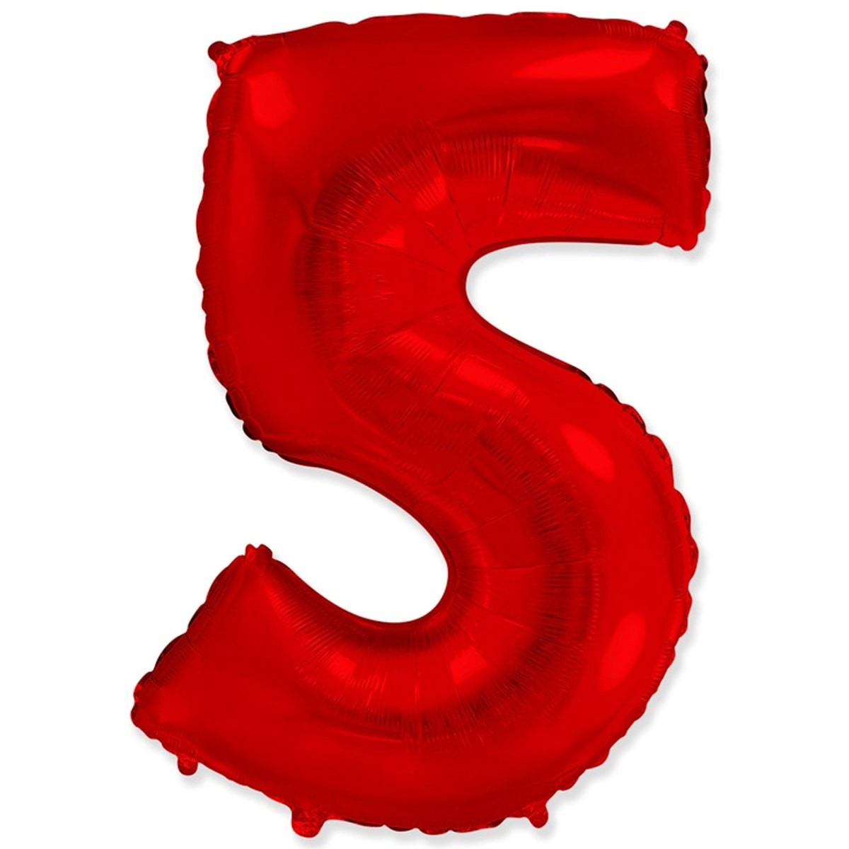 Фольга красная цифра 5 (Flexmetal) (в инд.уп)