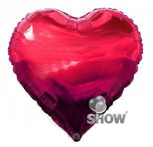 Фольга сердце 18