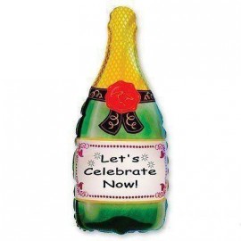 Фольга Flexmetal фигура большая Бутылка шампанского (в инд. уп.)