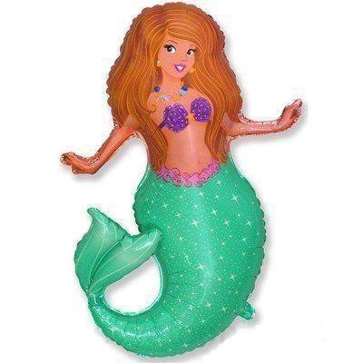 Фольга фигура большая Русалочка Flexmetal (в инд. уп.)