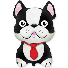 Фольга фигура большая Бульдог черный Flexmetal (в инд. уп.)