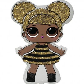 Фольга фигура большая Кукла ЛОЛ Квин Би Flexmetal (в инд. уп.)