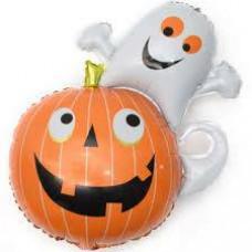 Перейти на страницу товара Фольгована фігура Гарбуз с приведением (китай) (в індив. упаковці)