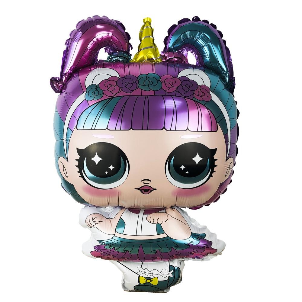 Фигурная фольга Лол Единорог