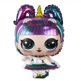 Фигурная фольга Лол Единорог