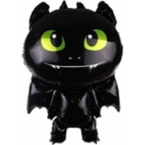 Фольгована фігура Дракон Беззубик (Китай) (в інд. уп.)