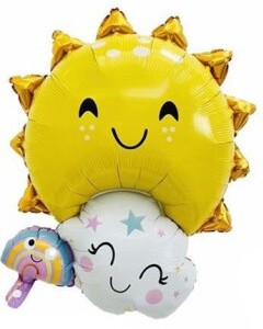 Фольгована фігура Сонце (Китай) (в інд. уп.)