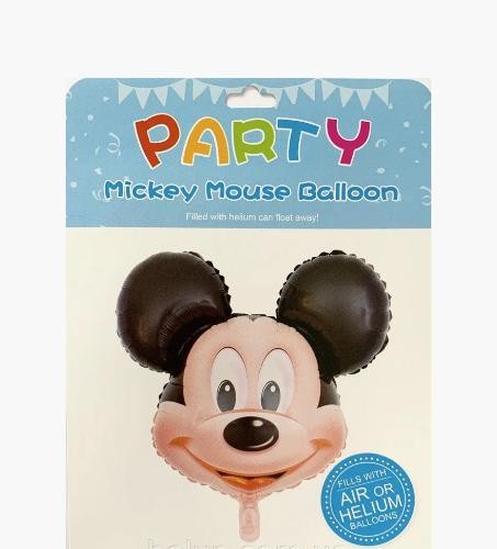 Фольгована фігура Міккі Маус голова в інд.уп. (Китай)
