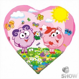 Фольга Смешарики Нюша и Бараш Арт-шоу