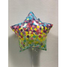 Фольга звезда конфетти цветное Арт-шоу