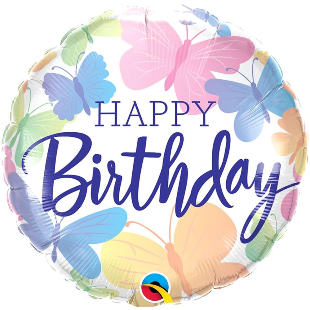 Фольга Весенние бабочки Qualatex