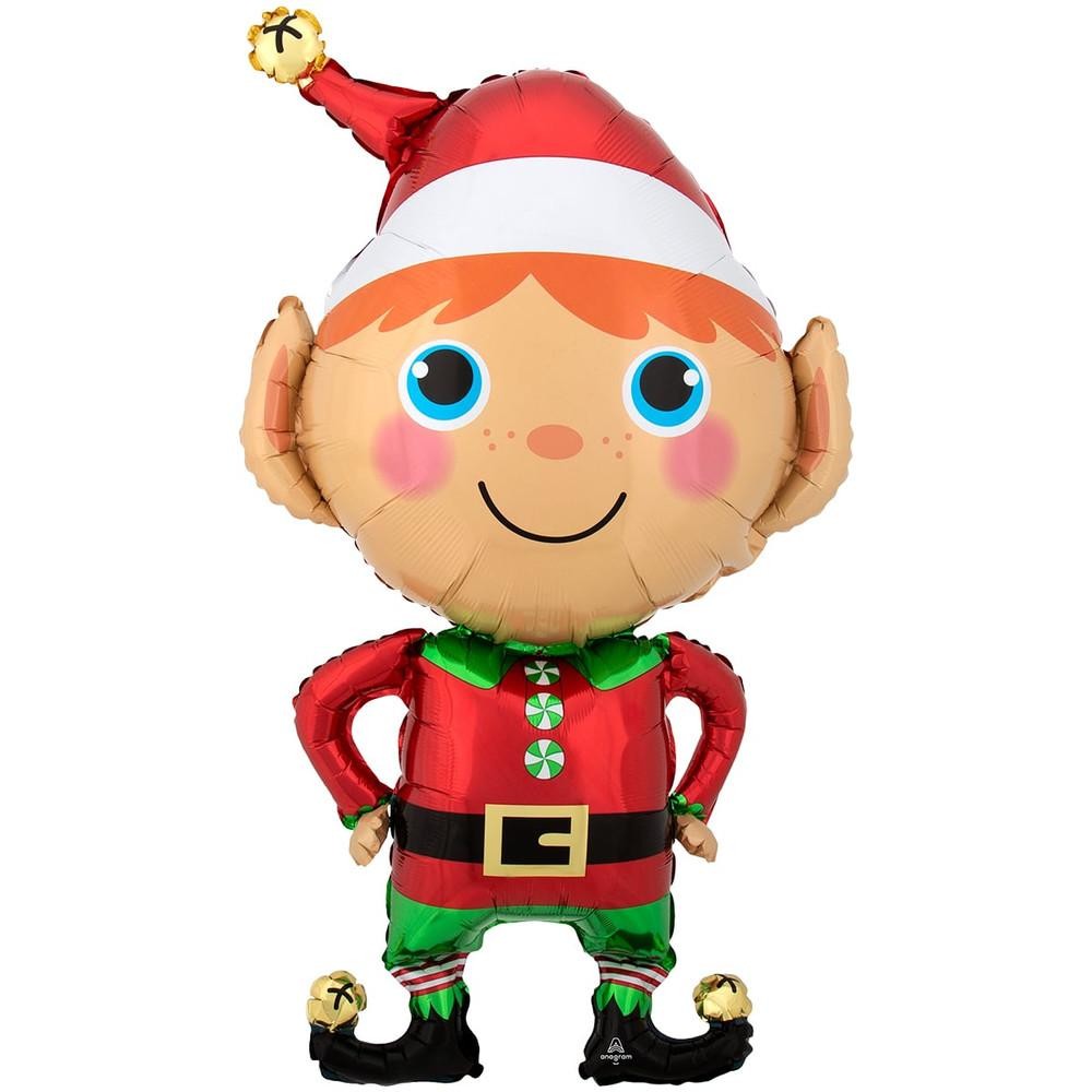 Фольга фигура Эльф новогодний Anagram