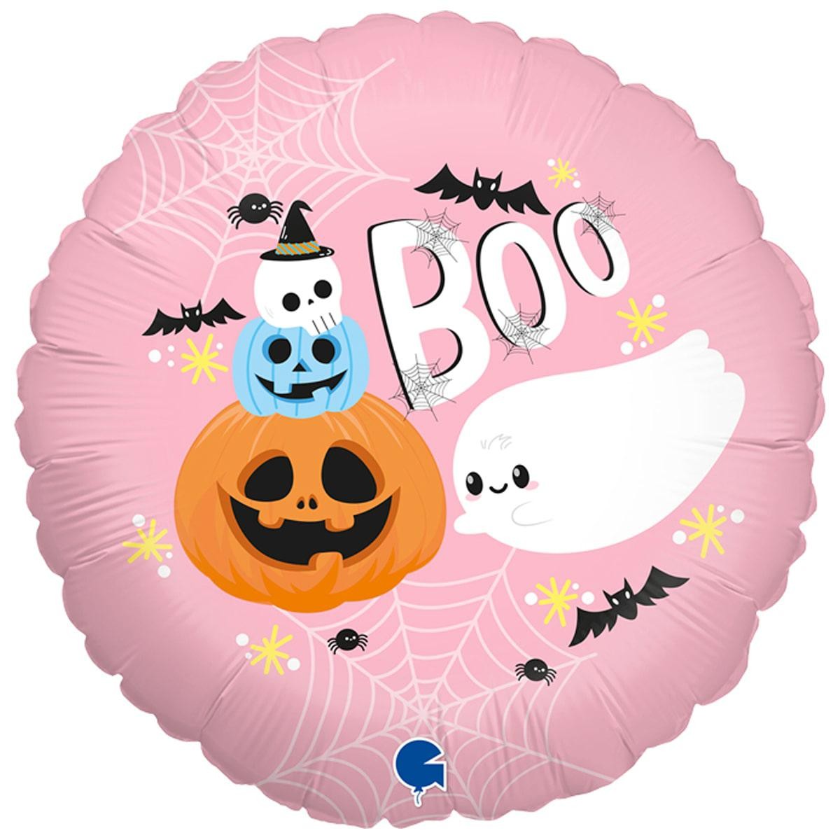 Фольга Halloween Привидение на кругу Boo Grabo
