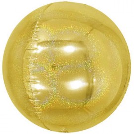 Фольга 3D сфера Золото голография (32