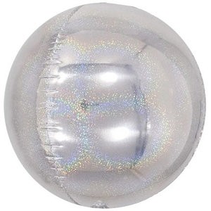Фольга 3D сфера Серебро голография (32