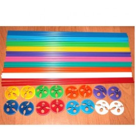 Палочки для воздушных шаров (разноцветные) 100 шт