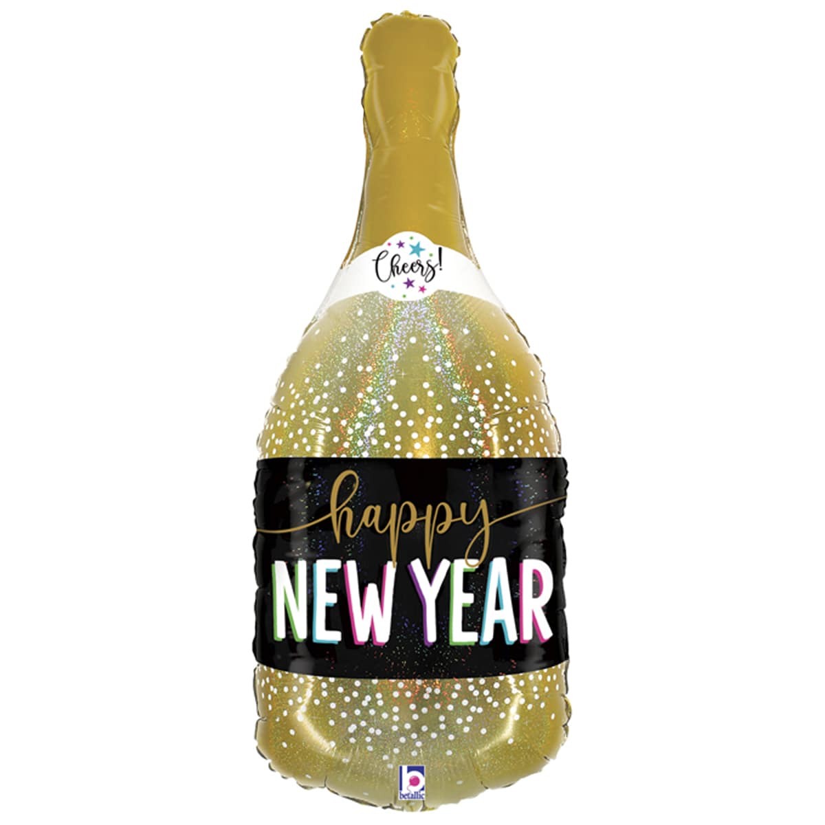 Фольга фигура большая Новогоднее Шампанское (Grabo)